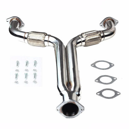 SPDZ1 Y-PIPE EXHAUST FOR 2003-2009 NISSAN 350Z 3.5L & 2005/2007 INFINITI G35