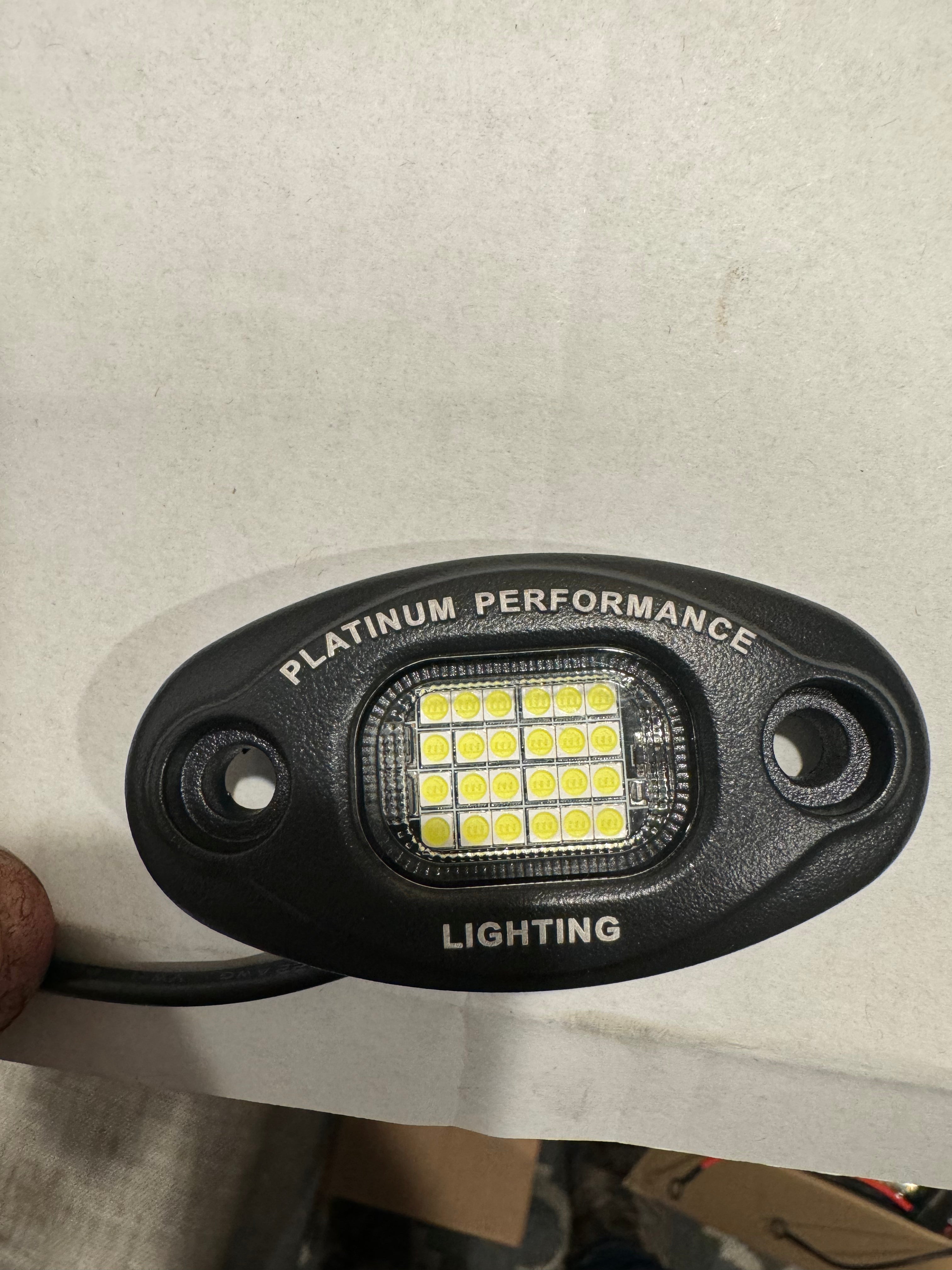 Platinum 24 LED white Rock Lights (10pk)