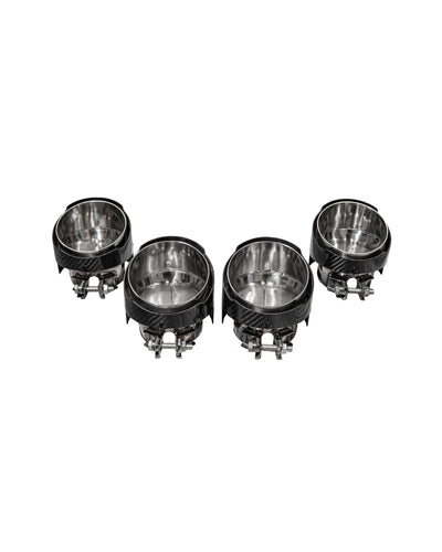 IRL G8X 4.5” M2 M3 M4 OEM Replacement Tips Slant Cut