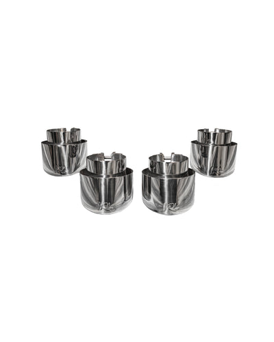 IRL G8X 4.5” M2 M3 M4 OEM Replacement Tips Slant Cut