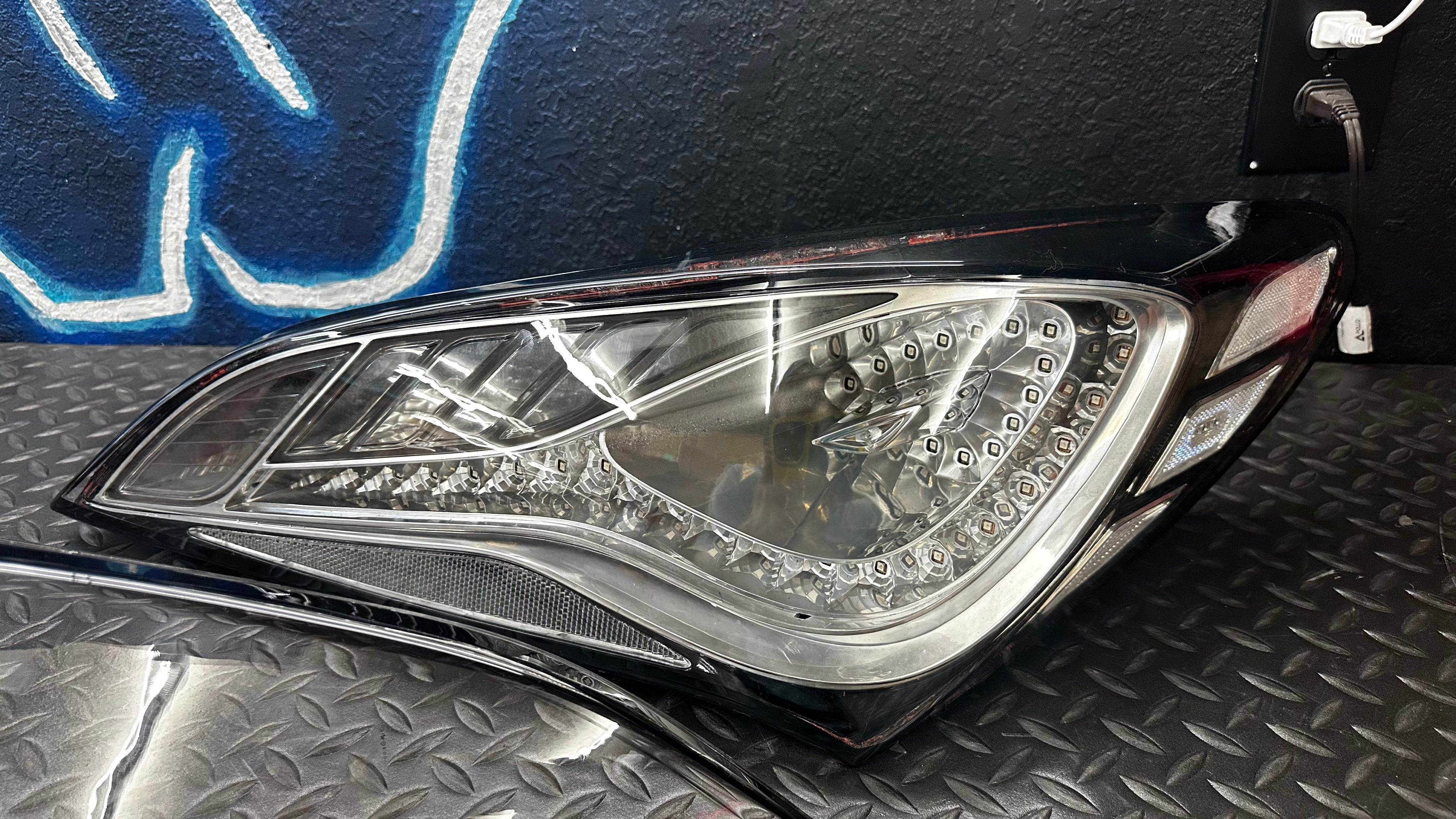 NTXGlow Clear Tail Light LENSES (2010-2016 Genesis Coupe)