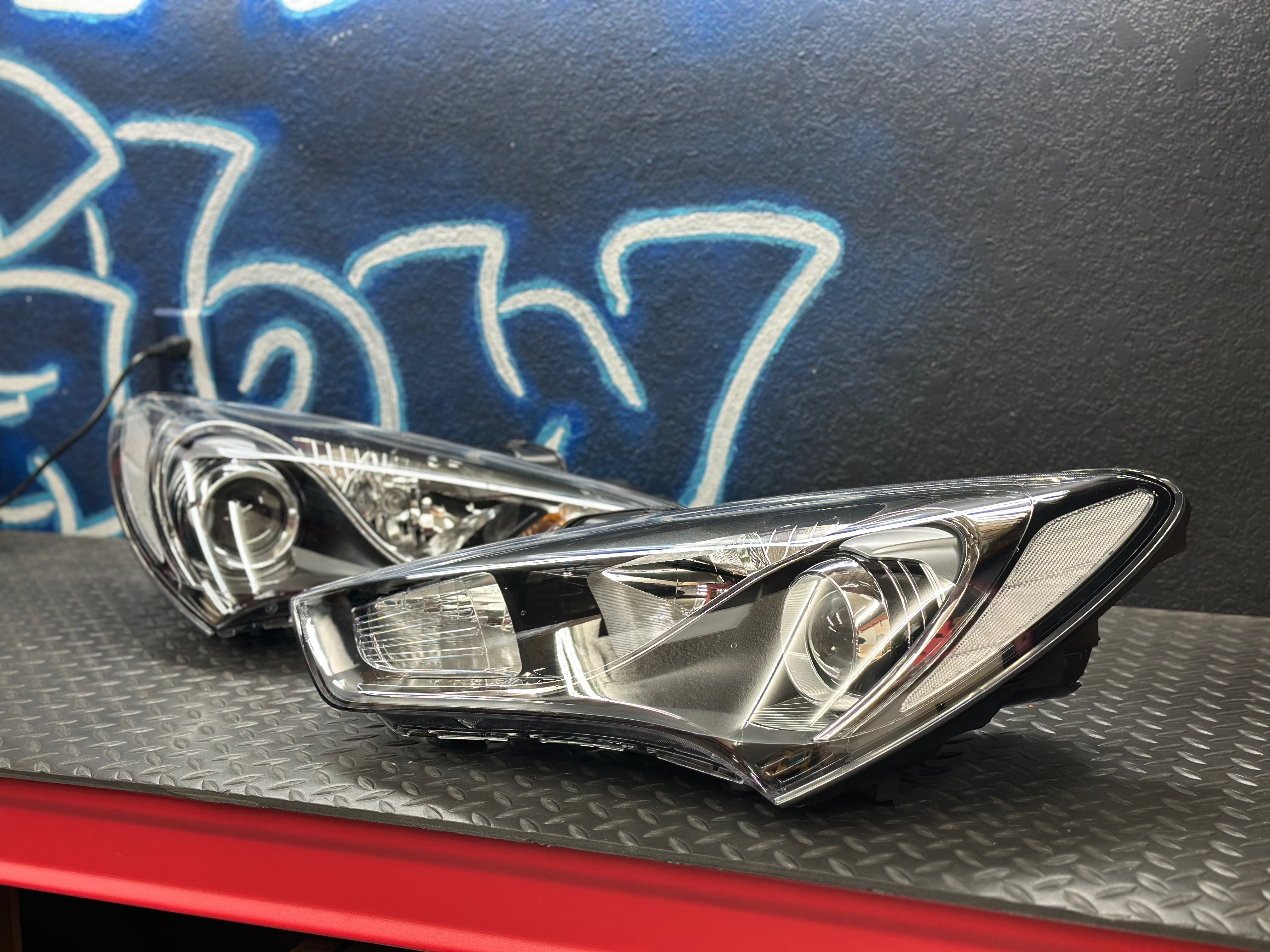 NTXGlow Kdm Reflector Headlights Halogen (2013-2016 Genesis Coupe)