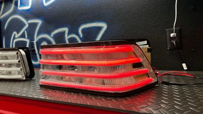 NTXGlow Clear LED Tail Lights (1990-1998 Mercedes Benz R129)
