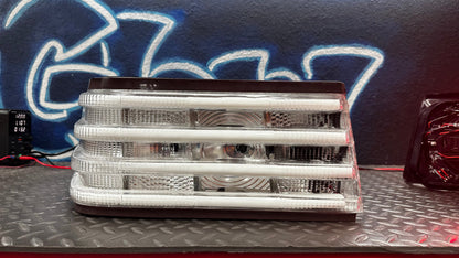 NTXGlow Clear LED Tail Lights (1990-1998 Mercedes Benz R129)