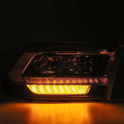 AlphaRex 09-18 Ram Truck LUXX-Series (5th Gen 2500 Style) LED Projector Headlights Black