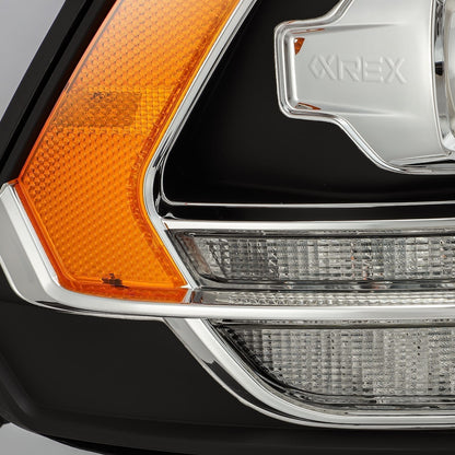 AlphaRex 09-18 Ram Truck LUXX-Series (5th Gen 2500 Style) LED Projector Headlights Black