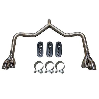 2.5" Stainless Dual Catback Exhaust for 21-25 Kia K5 GT Turbo Sedan 2.5L / 1.6T