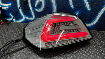 NTXGlow Clear Color Shifting Spec D Tail Lights (2015-2021 Subaru WRX)