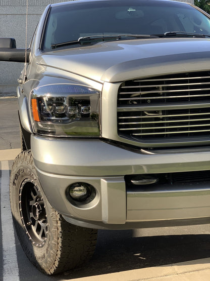 AlphaRex 06-08 Dodge Ram NOVA-Series LED Projector Headlights Chrome