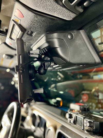 Rearview Mirror Delete for 2018 + Jeep Wrangler JL & Gladiator - CMM Offroad