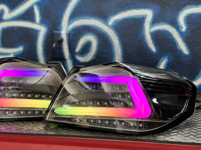 NTXGlow Black Spec D Color Shifting RGB Tail Lights (2015-2021 Subaru WRX)