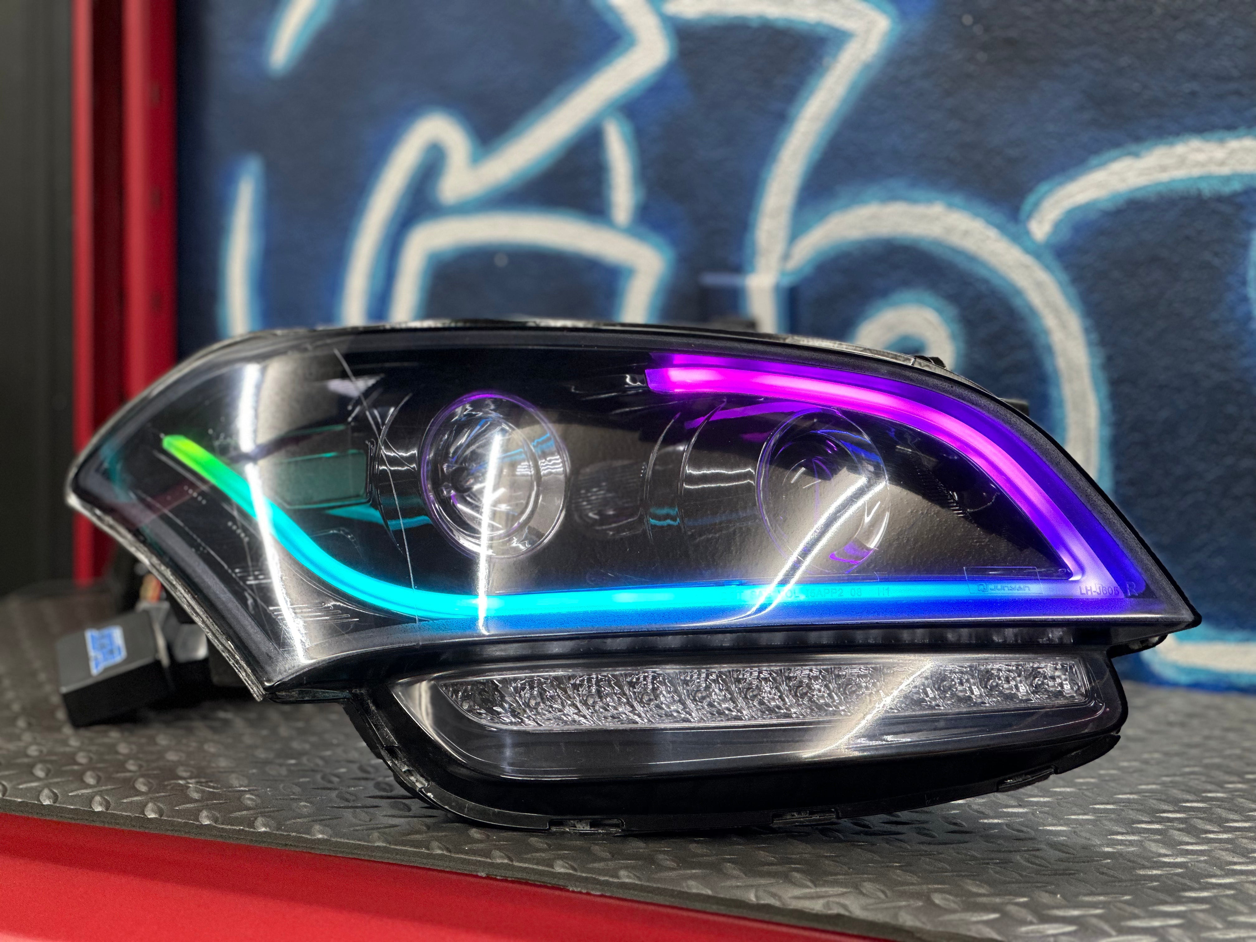 2010-2011 Kia Soul Color Shifting Headlights
