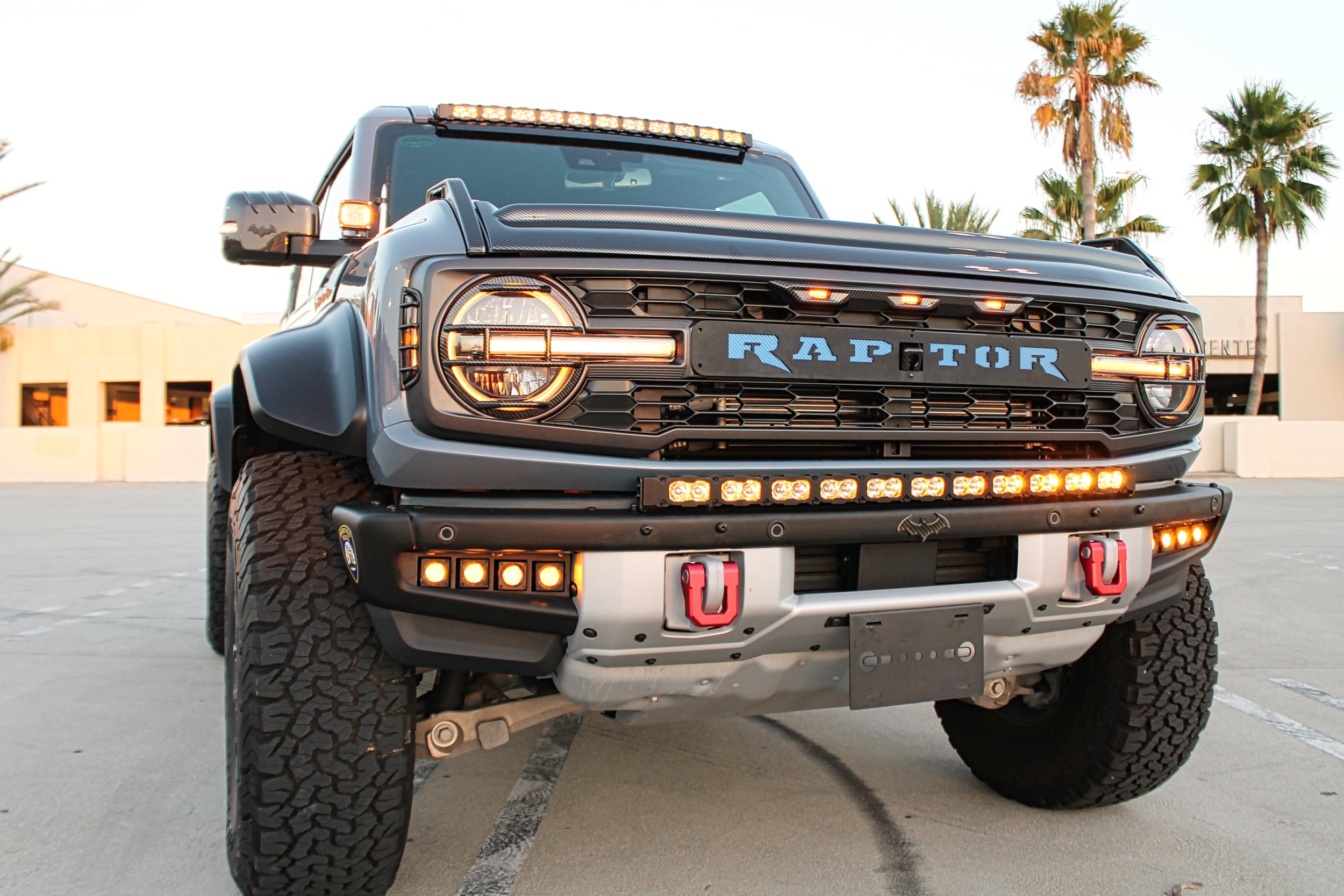 2021+ Ford Bronco Modular Bumper Curved 40in Light Bar - PRO
