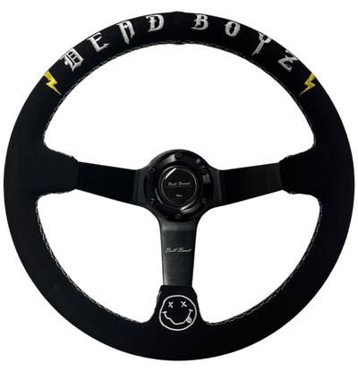 Deadboyz Suede Deep Dish Steering Wheel Short Hub Adapter Kit For 2022+ GR86 Subaru BRZ FRS tC xB xD