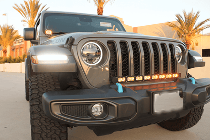2017-2024 Jeep Wrangler (JL) Hood Mount/Ditch Lights LIGHTS ONLY