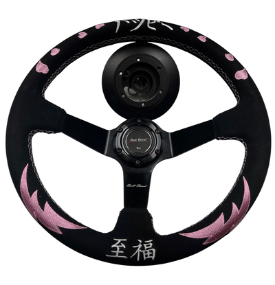 Bliss Heart Steering Wheel Short Hub Adapter Kit For 91-98 BMW E36 M3 Z3 E39 E36H 840i 850i