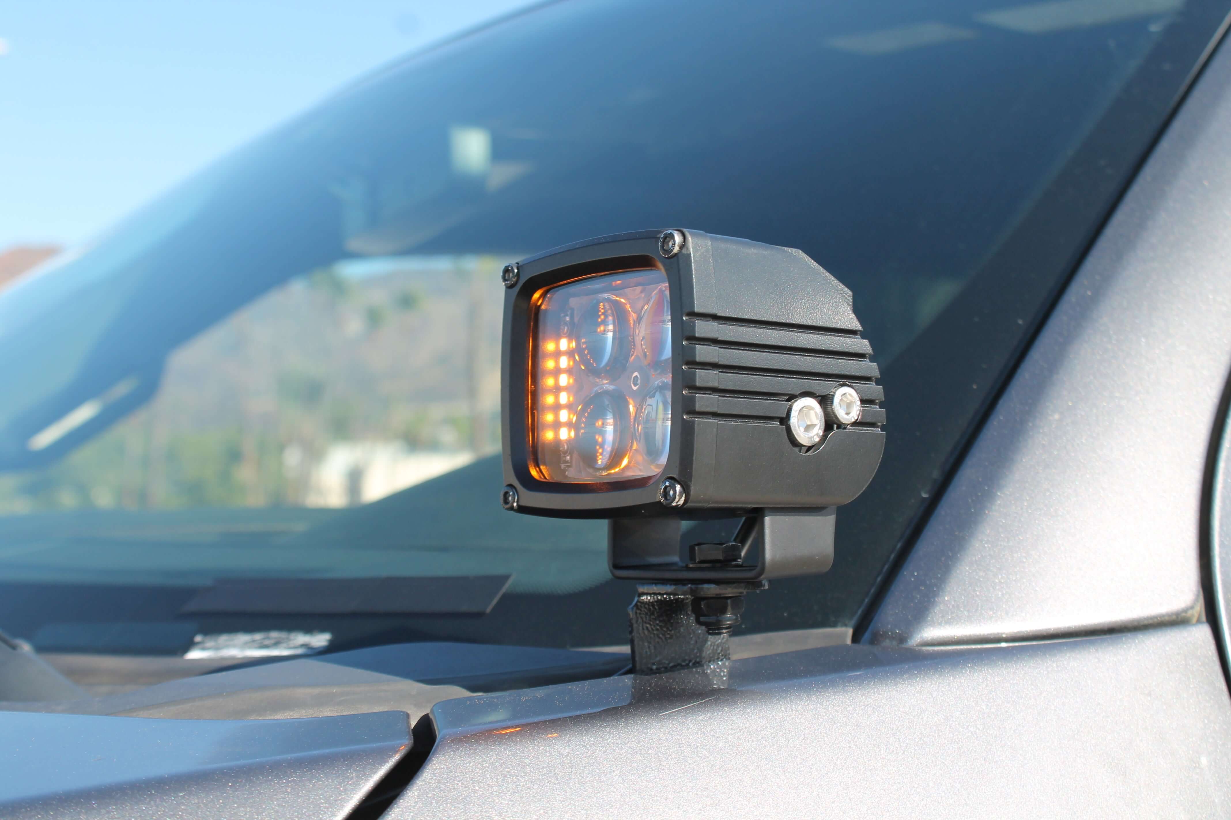 2020-2022 Ford Super Duty F250/350/450 Hood Mount Kit/Ditch Lights