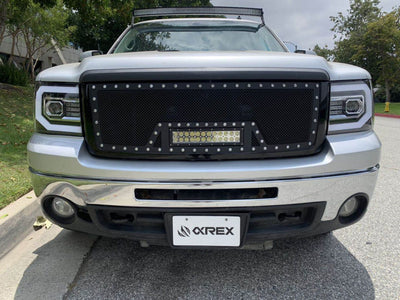 AlphaRex 07-13 GMC Sierra PRO-Series Halogen Projector Headlights Black