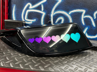 READY TO SHIP - NTXGLOW diffused Heart RGB tail lights (2021 - 2026 Toyota GR86)