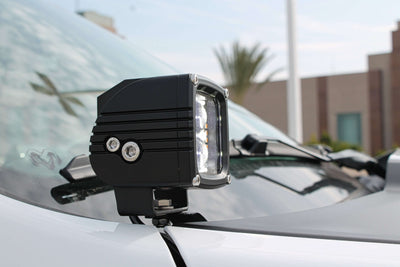 2019+ RAM 1500 Rebel Hood Mount/Ditch Lights