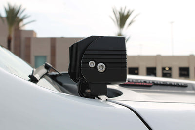 2019+ RAM 1500 Rebel Hood Mount/Ditch Lights
