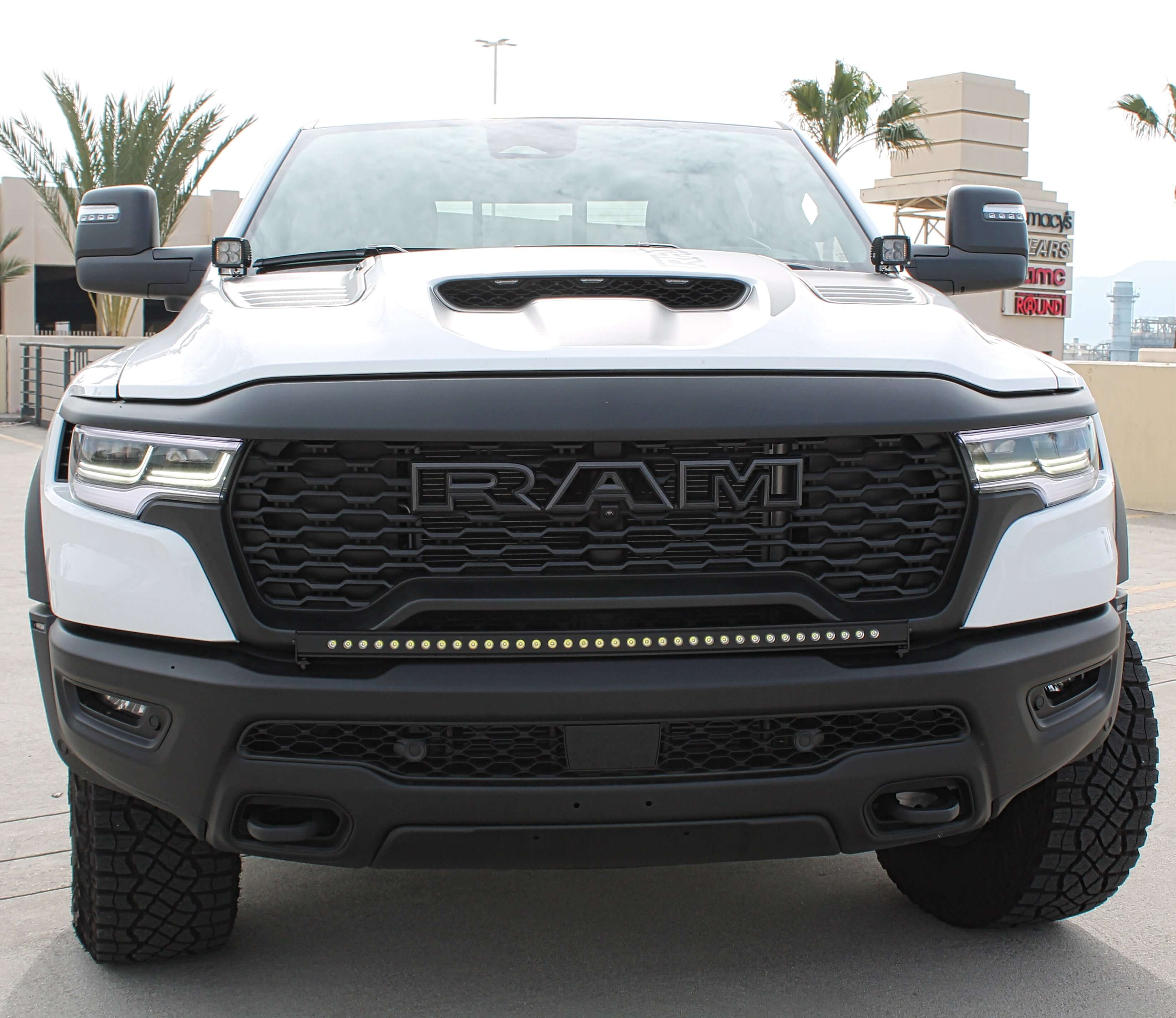 2019+ RAM 1500 Rebel Hood Mount/Ditch Lights