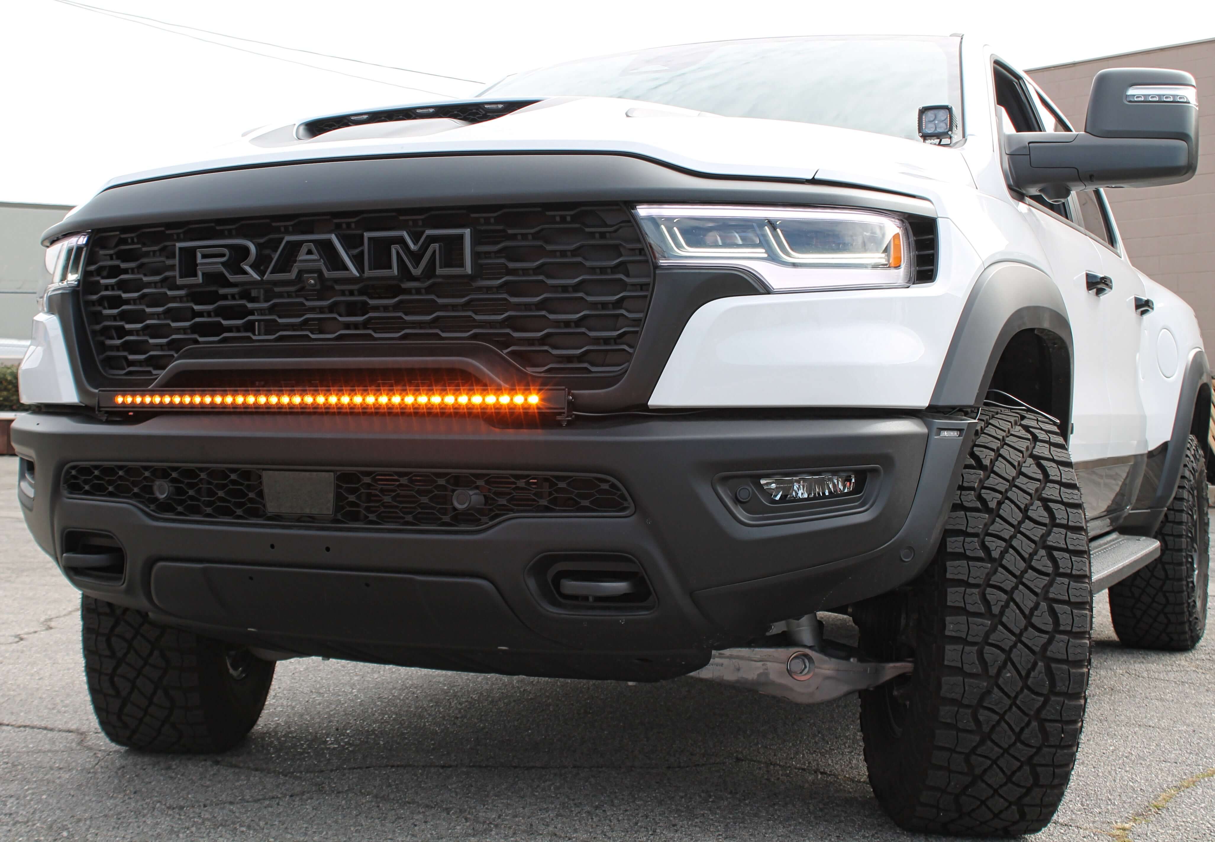 2019+ RAM 1500 Rebel Hood Mount/Ditch Lights