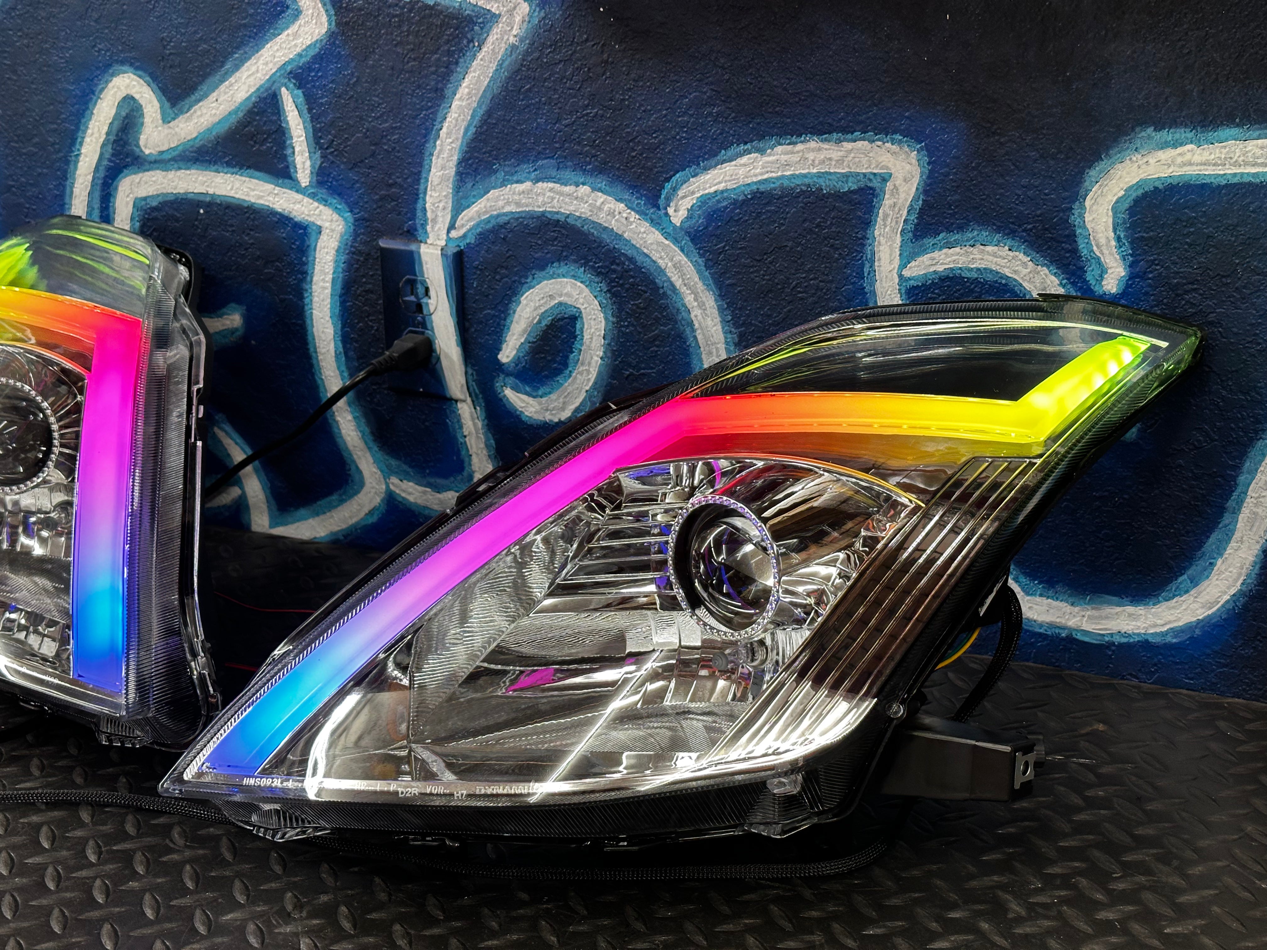NTXGLOW RGB headlights (2006 - 2009 Nissan 350z)