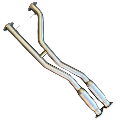 Stainless Full Catback Exhaust Muffler For BMW 335i E90 E92 07-10 N54 Polished