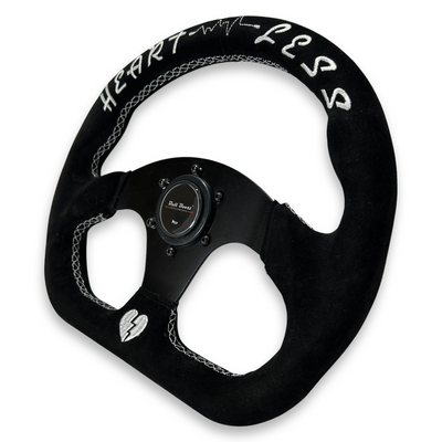 Quadro Flat Racing Steering Wheel + Hub Adapter Boss Kit for Civic, Del Sol, Integra