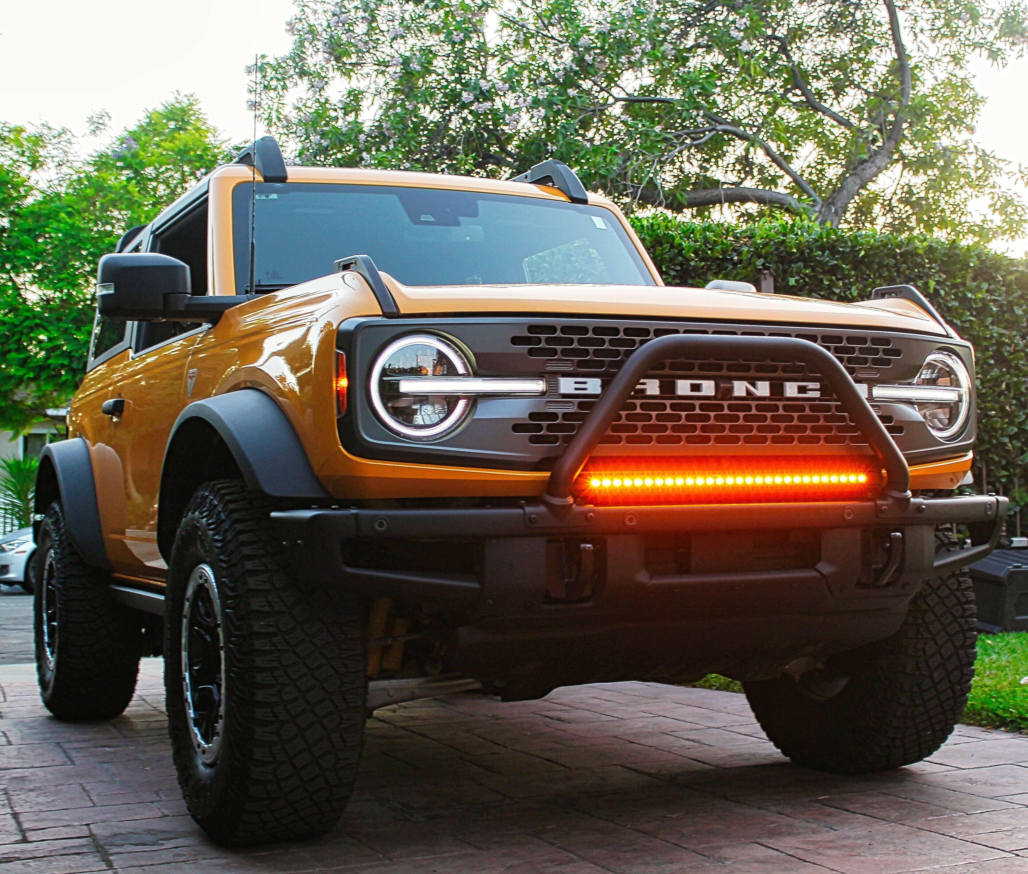 2021+ Ford Bronco Modular Bumper 30in Light Bar