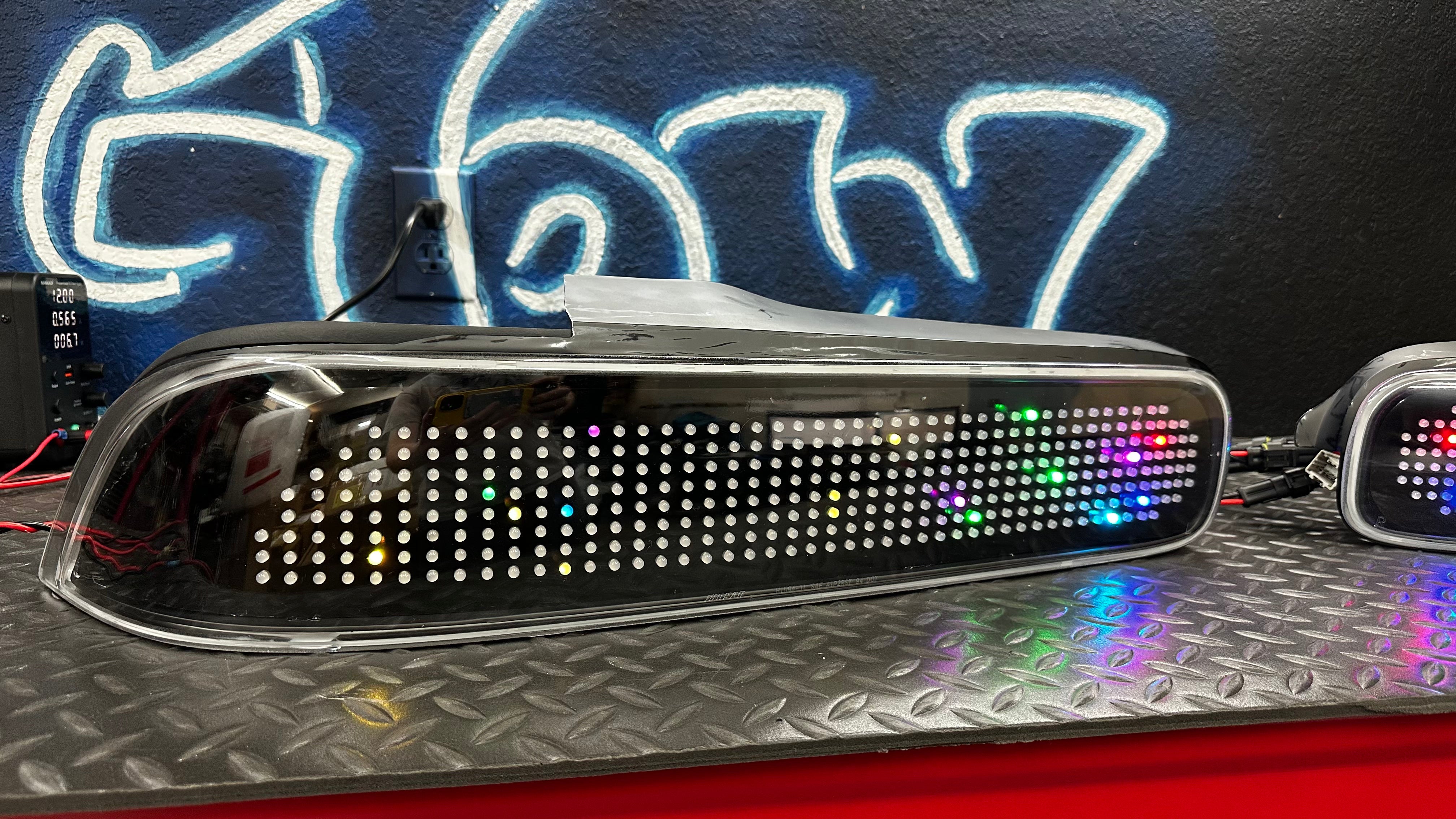 NTXGlow RGB Grid Tail Lights (1994-2001 Acura Integra)