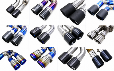 Titanium Valved Catback Exhaust for Porsche 911 997.1 997.2 Carrera 4S