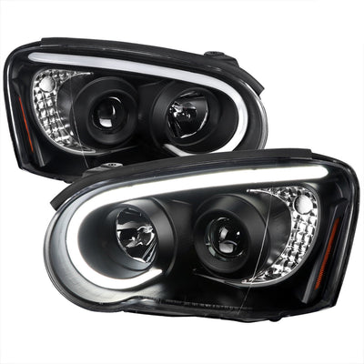 Spec-D 04-05 Impreza WRX STI Projector Headlights LED Black/Clear
