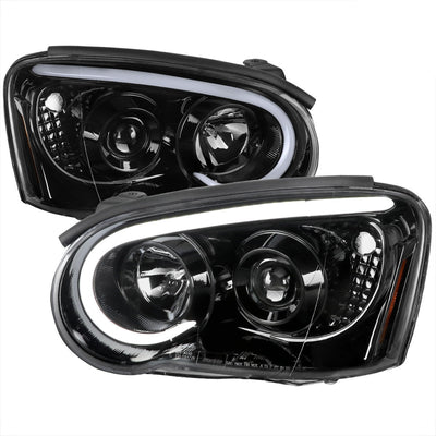 Spec-D 04-05 Impreza WRX STI Outback Headlights Black/Clear