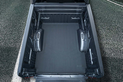 SmartCoverage™ Floor Liners For 2022-2025 Ford F-150 Lightning (1st Row Bucket) & OEM 2nd Row Under Seat Storage