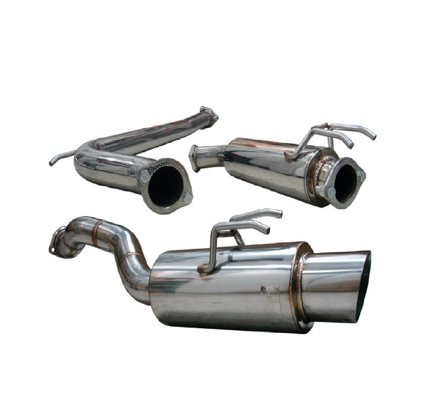 Tsudo JDM 70mm S2 Catback Exhaust K20 Civic Si 2007–2010 Sedan