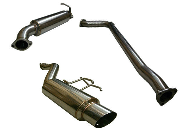 Tsudo S2 JDM Slanted Catback Exhaust Honda Civic Si Coupe 2012-2016 K24