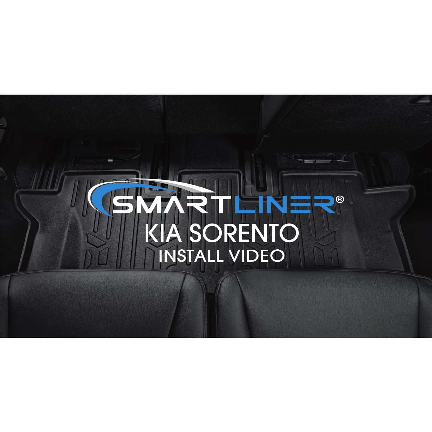SMARTLINER Custom Fit Floor Liners For 2016-2020 Kia Sorento (7 Passenger Model Only)