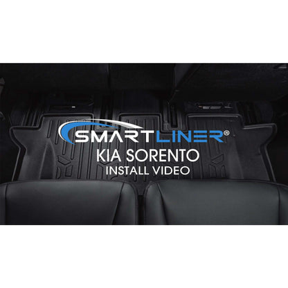 SMARTLINER Custom Fit Floor Liners For 2016-2020 Kia Sorento (7 Passenger Model Only)