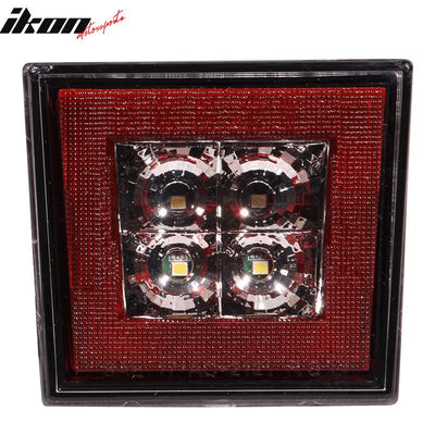 Universa Square Red LED Rear Tail Third 3RD Brake Lights