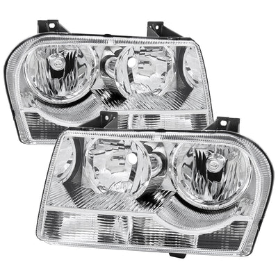 Spec-D 05-10 Chrysler 300 OEM Style Headlights Chrome/Clear