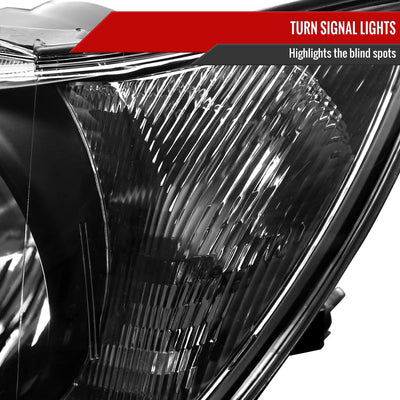 Spec-D 01-05 Lexus IS300 Crystal Headlights OEM Style Black