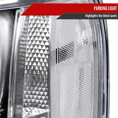 Spec-D 07-14 GMC Sierra Denali Headlights OEM Style Reflector Chrome