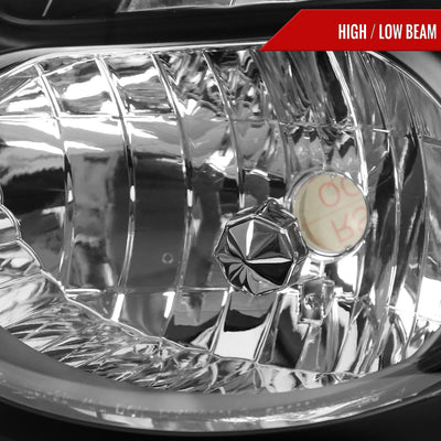 Spec-D 02-03 Subaru Impreza Headlights OEM Crystal Black/Clear.
