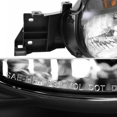 Spec-D 02-03 Subaru Impreza Headlights OEM Crystal Black/Clear.