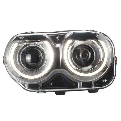 Fits 15-23 Dodge Challenger Sequential LED Halo DRL  Headlights