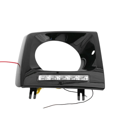 1990-2018 Benz W463 G500 G550 G55 G63 G65 Gloss Black Headlight Bezels