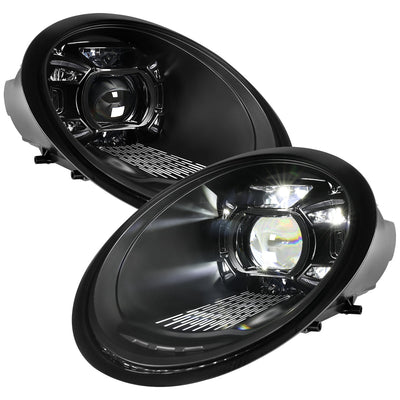 Spec-D 05-08 Porsche 911 997.1 LED Projector Headlights Black