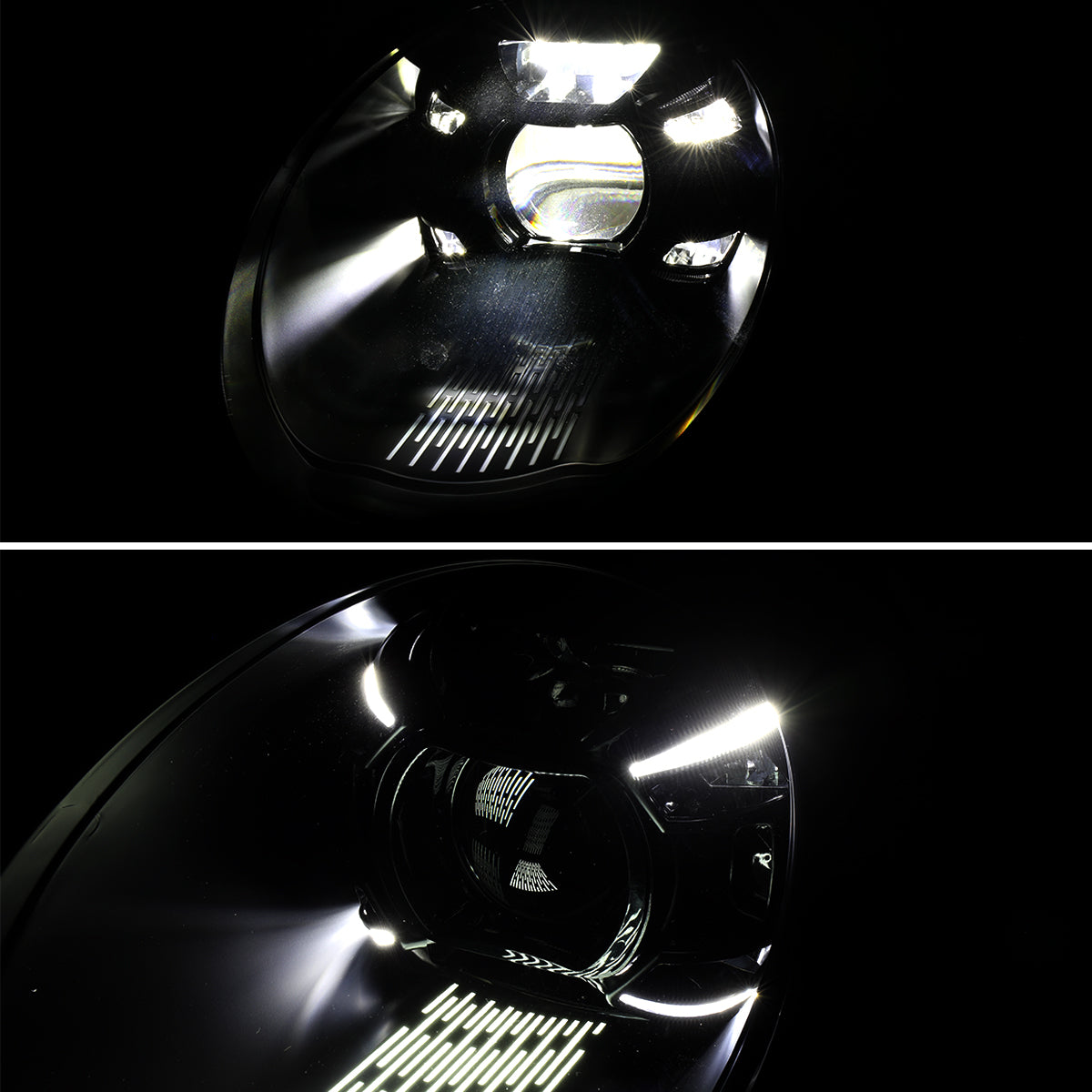 Spec-D 09-13 Porsche 911 997.2 Projector Headlights Black